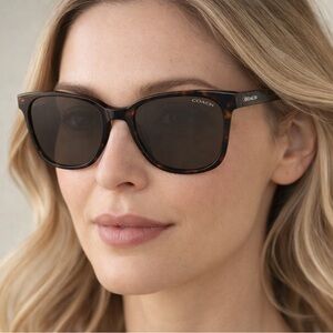 NEW Coach Brown Tortoise Sunglasses